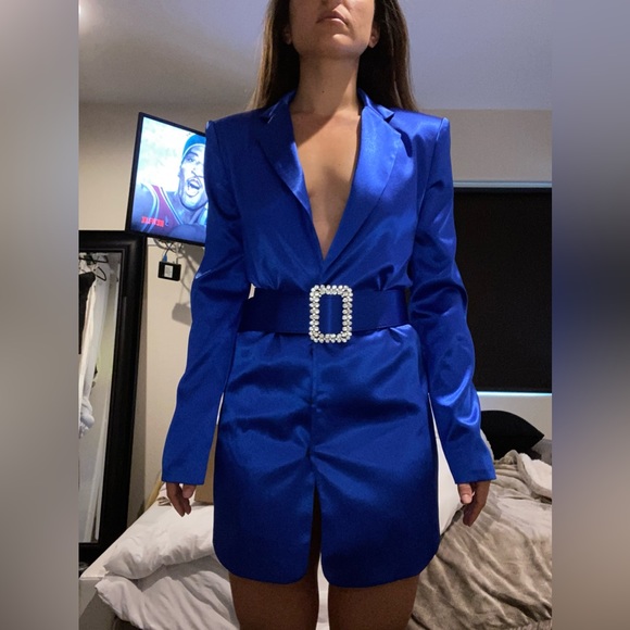 Bronx and Banco Dresses & Skirts - Carmen indigo blazer dress